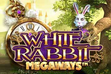 white rabbit slot logo