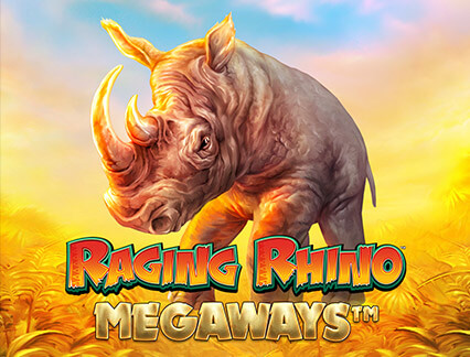 raging rhino megaways logo